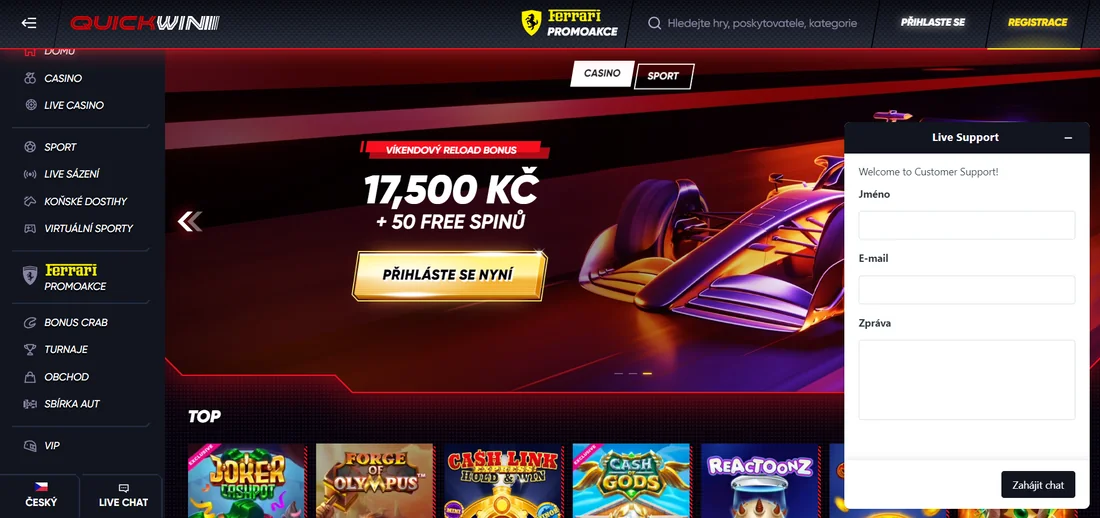 Pravidla pro využívání bonusů v Quickwin